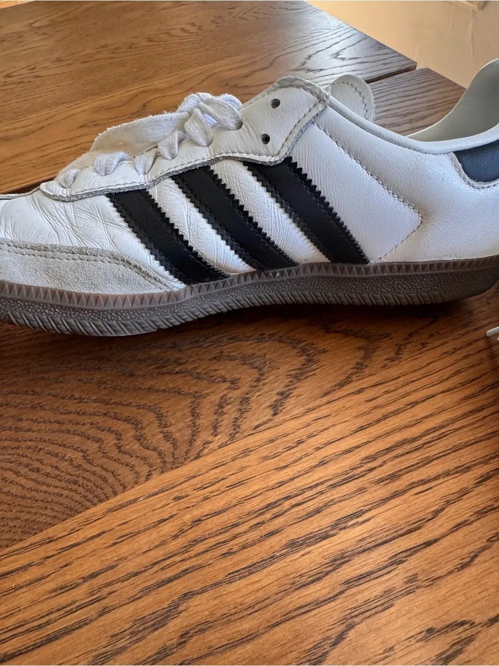 adidas Samba Classic Sneaker White & Black Women’s Size 8